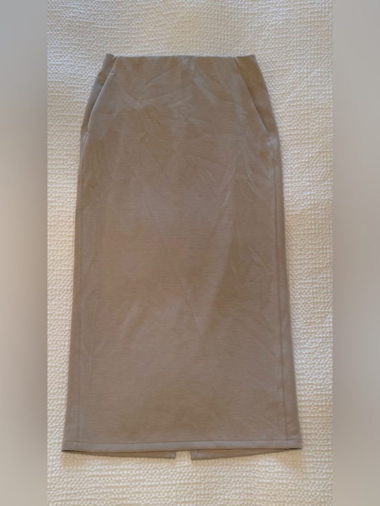 lululemon athletica Dresses & Skirts - lululemon | Taupe Pencil Midi Skirt | Size 2
